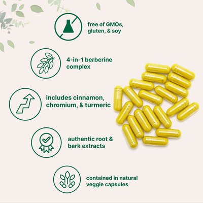 Berberine Blood Pressure & Blood Sugar Support